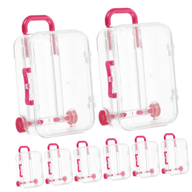 Rosy Mini Suitcase Favor Boxes 24pcs Candy Box For Wedding Bridal Shower Valentine Party Favors - Image 2