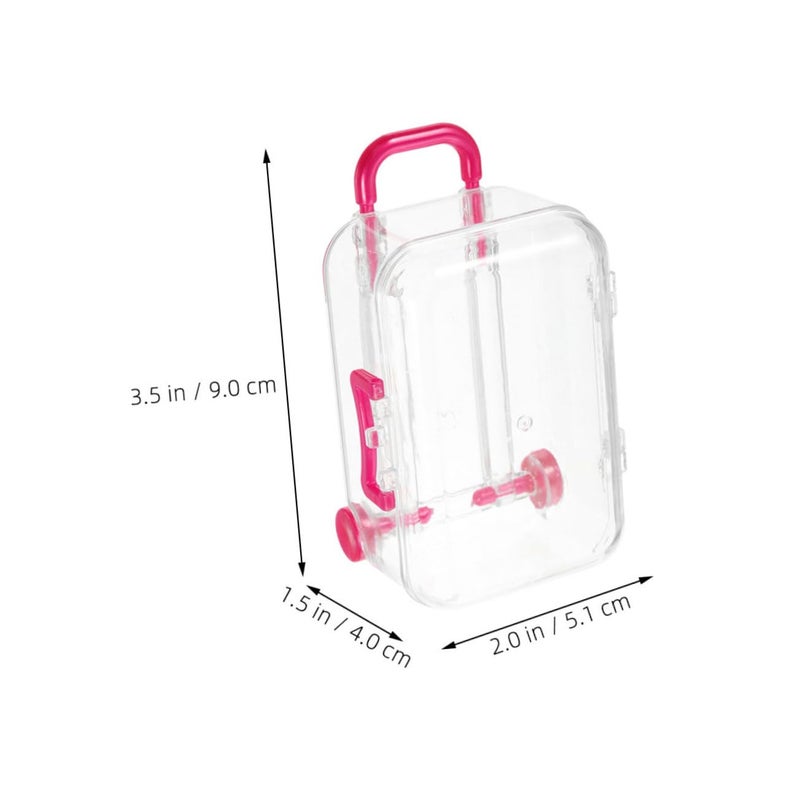 Rosy Mini Suitcase Favor Boxes 24pcs Candy Box For Wedding Bridal Shower Valentine Party Favors - Image 3