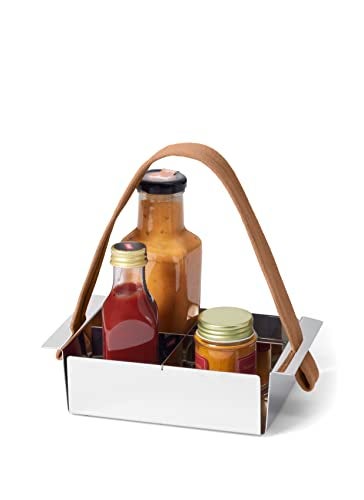 Philippi - A Tavola Condiment Caddy,Silver,20 x 12,5 x 5,5 cm - Image 2