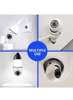 ELTRAZONE ELTRAZONE 5 PACKS1080P Wireless Tovnet Wifi Pan/Tilt Light Bulb Security Camera, 360 Degrees 3.0MP Cam Home Surveillance CCTV Panoramic IP Camera, with Night Vision, Smart Motion Detection  - Image 2
