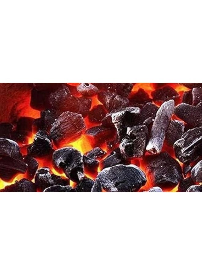 100% Natural Charcoal for Grilling, Shisha & Heating – Fast Ignition, Long-Lasting Heat – Pack of 3 - Image 3