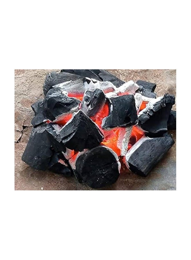 100% Natural Charcoal for Grilling, Shisha & Heating – Fast Ignition, Long-Lasting Heat – Pack of 3 - Image 1
