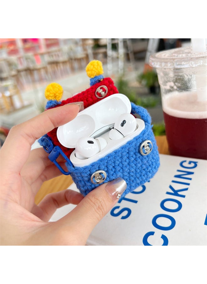Generic - Mario Handbag For Apple AirPods Pro1/2/3 Generation Wireless Bluetooth Headset Protective Case Knitted-Color:Mario Handbag Earphone Case-Applicable Model:airpods3 Generation - Image 1