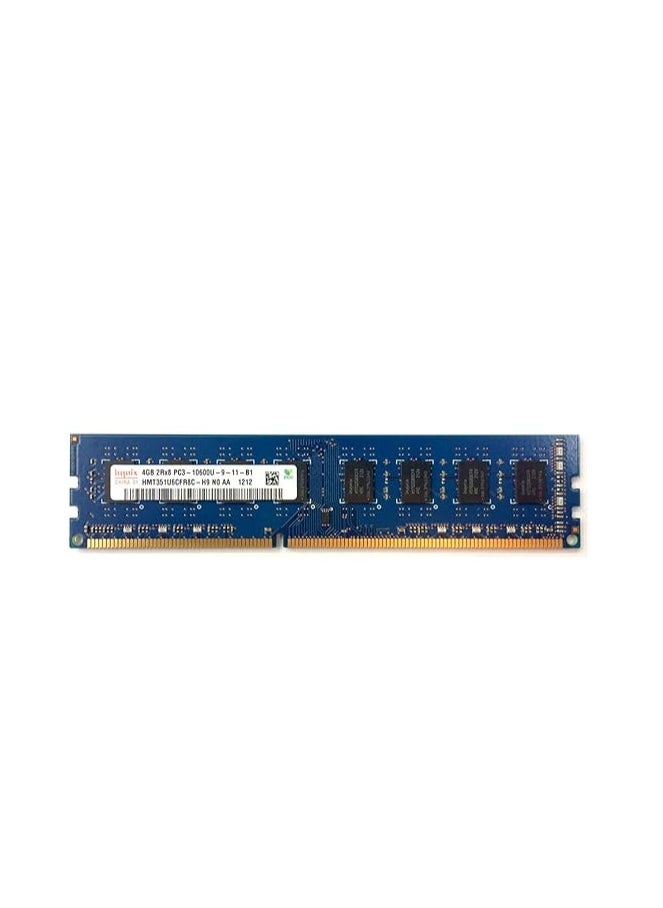 هاينكس ذاكرة عشوائية غير مخزنة لسطح المكتب من نوع Hynix HMT351U6CFR8C-H9 بسعة 4 جيجابايت DDR3 PC3-10600 وتردد 1333 ميجاهرتز وCL9 و1.5 فولت و240 سنًا 