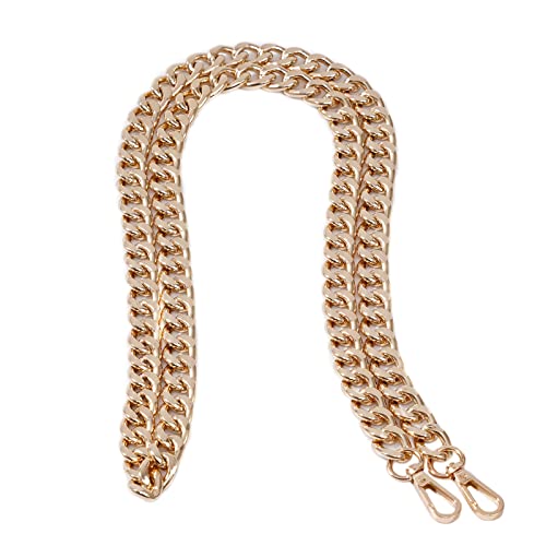 Xiazw Medium Size Fabulous Metal Shoulder Crossbody Purse Strap Replacement Bag Chain Accessories (48‘’, Gold) - Image 1
