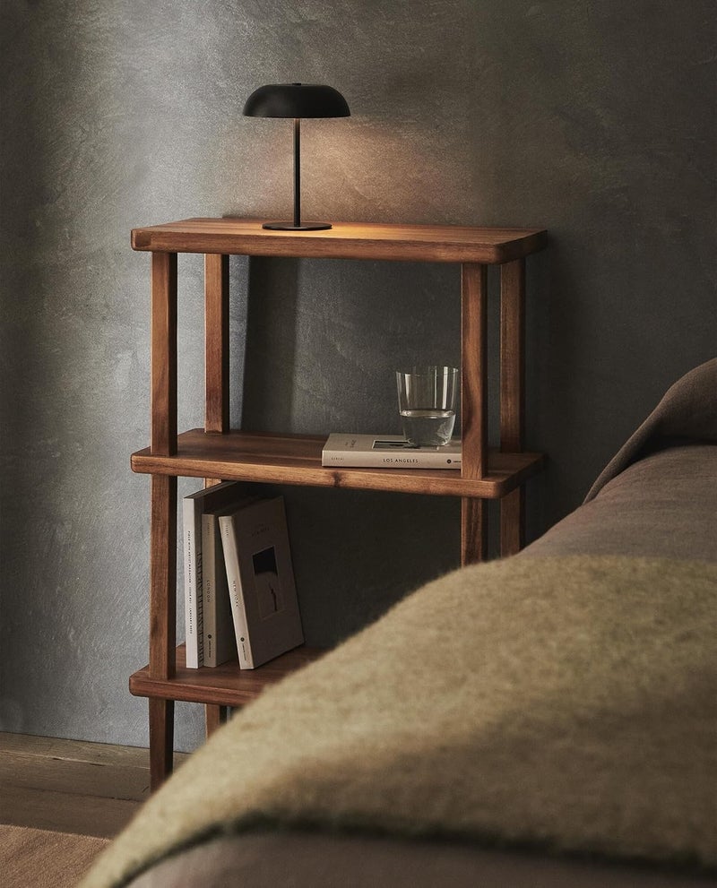 ODEJIA ODEJIA Modern 3Tier Shelving Unit for Organize Essentials in Living Room Bedroom HallWay Kitchen 217 x 98 x 315 Natural Finish  - Image 3