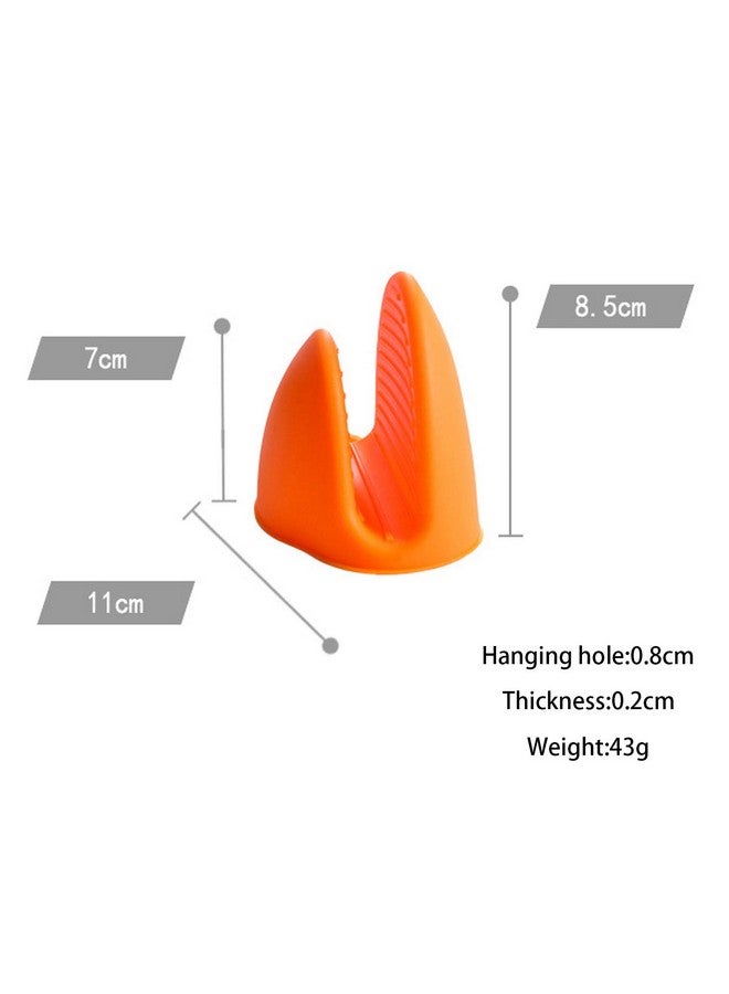 NEPAK NEPAK 4 Pairs Silicone Cooking Pinch Grips Oven Mitts Potholder for Kitchen Cooking & Baking  - Image 2