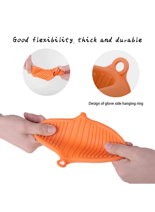 NEPAK NEPAK 4 Pairs Silicone Cooking Pinch Grips Oven Mitts Potholder for Kitchen Cooking & Baking  - Image 3