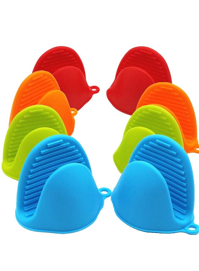 NEPAK NEPAK 4 Pairs Silicone Cooking Pinch Grips Oven Mitts Potholder for Kitchen Cooking & Baking  - Image 1