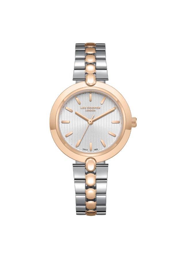 Lee Cooper - Women's Silver Watch Analog Display and Metal Strap - LC08057.530 - Image 1