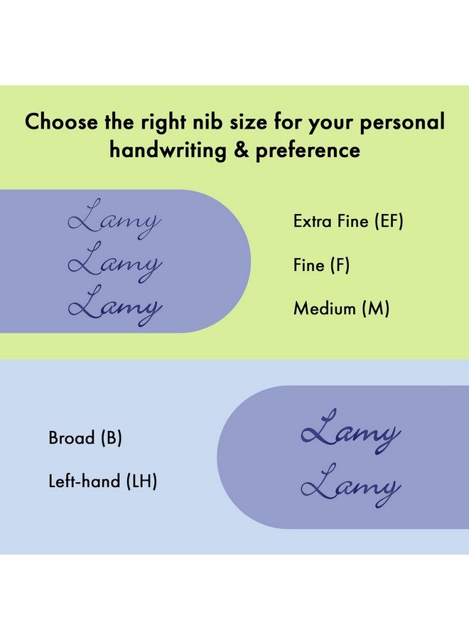 LAMY Lamy Safari Fountain Pen Special Edition 2023 AquaSky Medium nib - 0D1 with Ink Converter  - Image 5