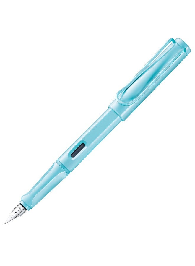 LAMY Lamy Safari Fountain Pen Special Edition 2023 AquaSky Medium nib - 0D1 with Ink Converter  - Image 1