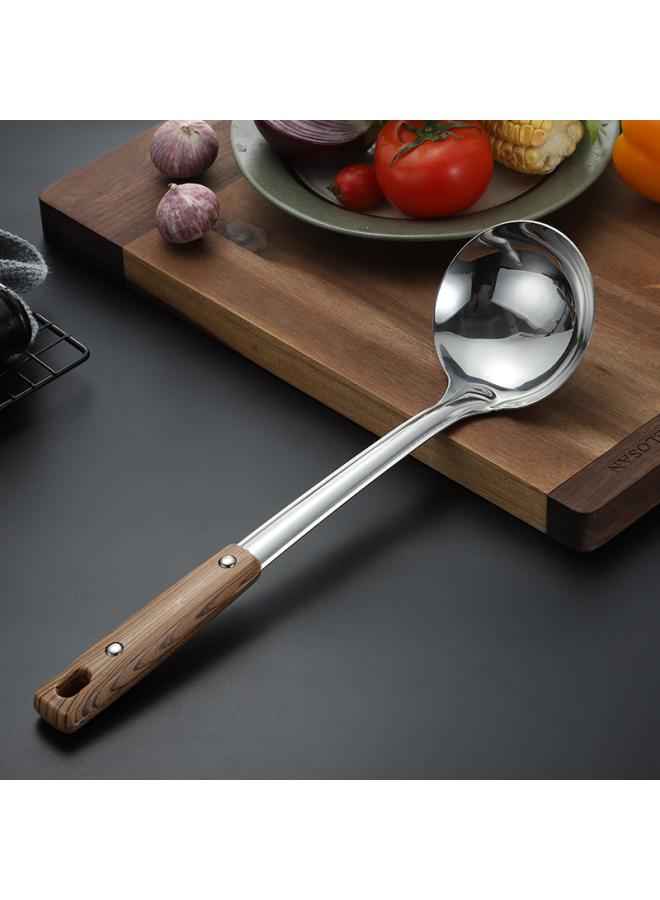 Thickened Stainless Steel Fried Spoon Household Kitchenware Set Slipper Soup Spoon Frying Shovel Hot Pot Colander Spot Stainless Steel Spoon