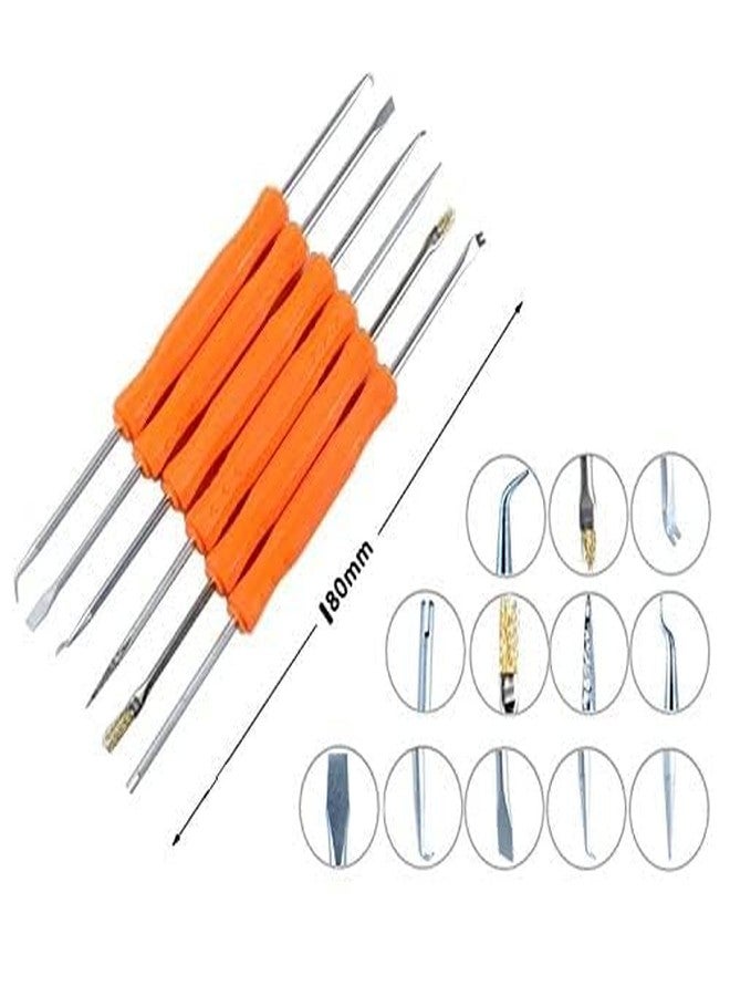 Wroughton 6 Dual Sided Solder Assist soldering and desoldering PCB Board Repairing Tool Kit - Image 4