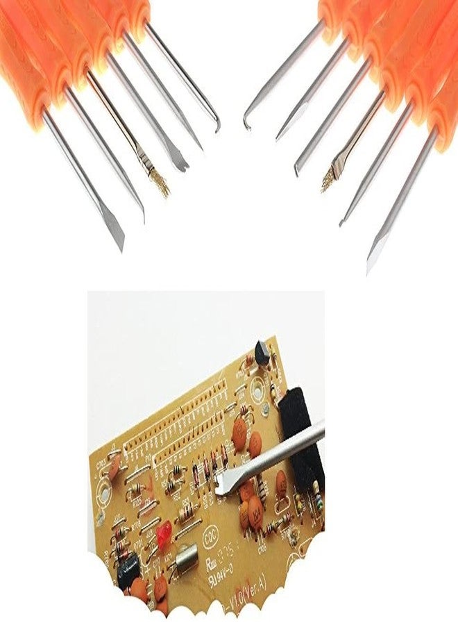 Wroughton 6 Dual Sided Solder Assist soldering and desoldering PCB Board Repairing Tool Kit - Image 3