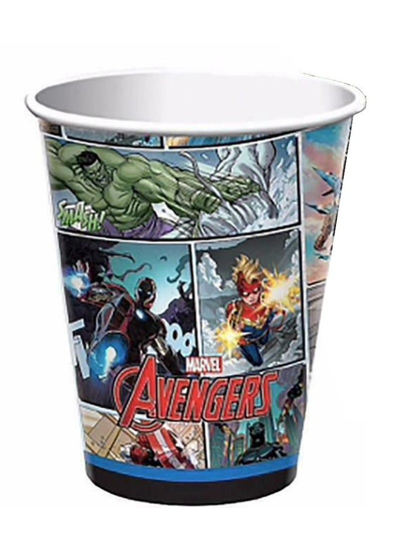 Amscan Black Panther, 59 Piece Tableware Supplies, Includes Napkins, Plates, Cups, Cutlery, Tablecover, Banner And Balloon For 8 Guests - Image 4