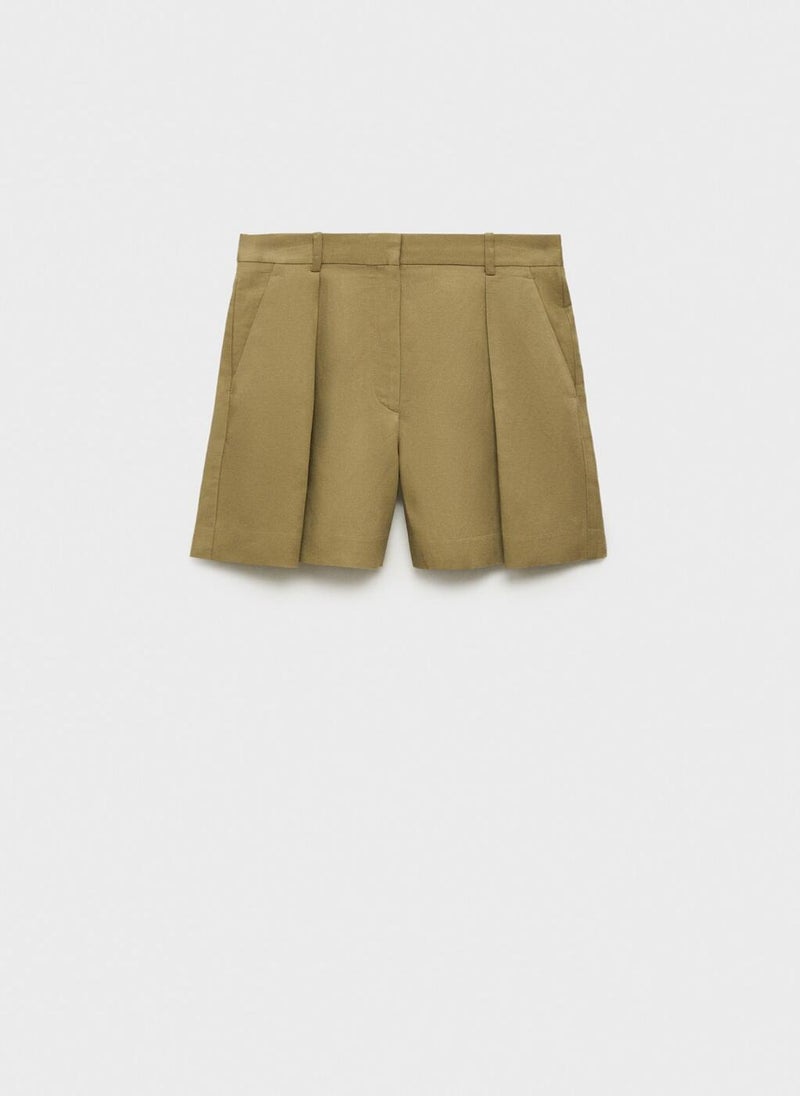 MANGO Wideleg Pleated Trousers  - Image 5