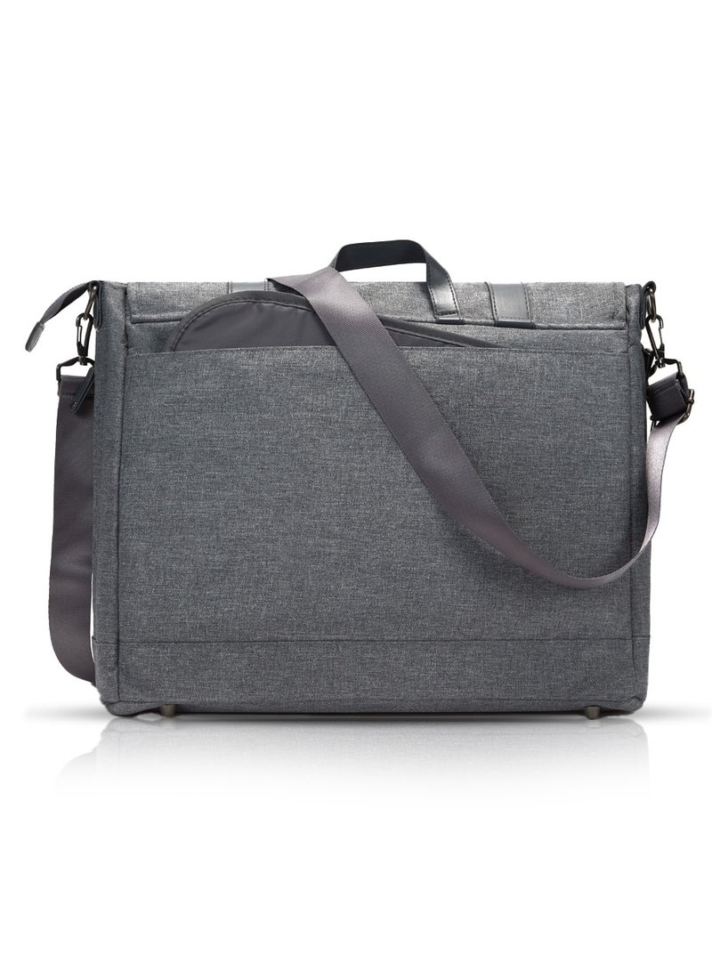 Little Story Little Story Dad's Diaper Bag w/ Changing Mat & Stroller Straps - Grey - Image 3