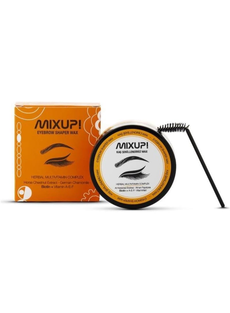 Wax blend for eyebrow shaping