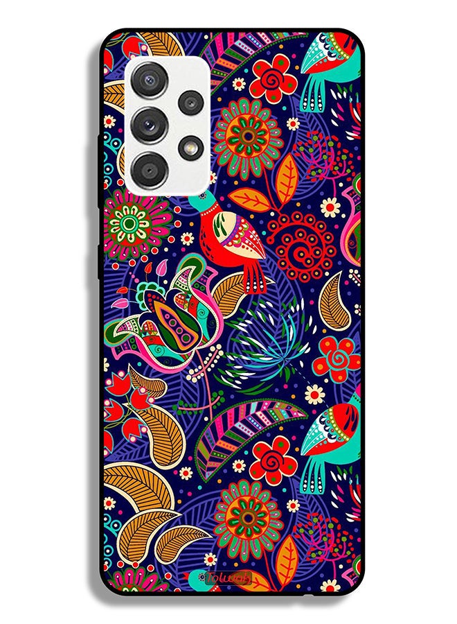 Tolwak Samsung Galaxy A32 5G Protective Case Cover Birds And Floral Pattern - Image 1
