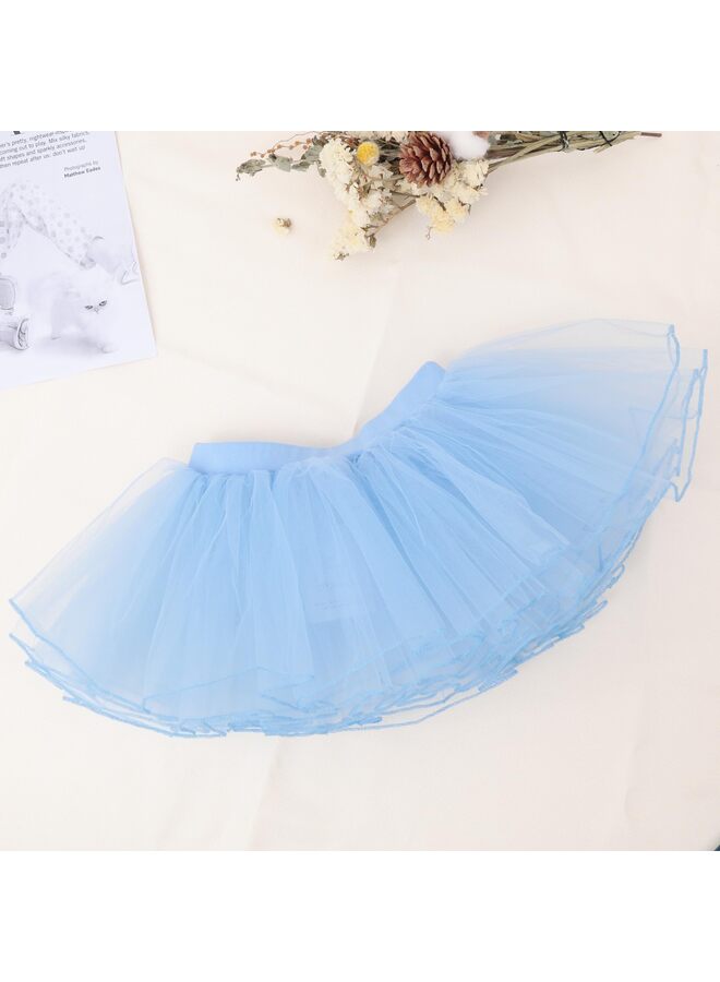 Tutu Skirt, 4 Layer Girls Tutu Kids Dress Layered Tulle Fluffy Tutu for Ballet Dress Up Tutu Skirt Diaper Cover Tutu Skirts Toddler 6 Months to 8 Years  - Image 2