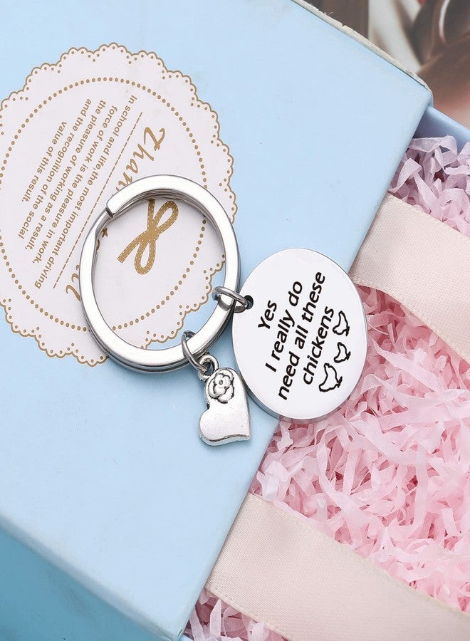 NOTHERS RSZOTW Chicken Keychain Accessories For Chicken Lover, Mom, Farmer, Whisperer Jewelry - Animal Hen Keychain For Owner Lady Gifts - Image 3