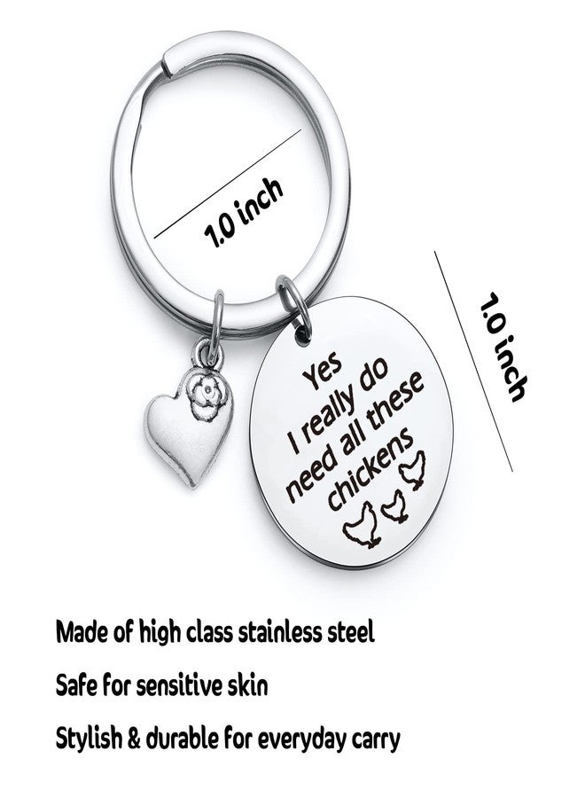 NOTHERS RSZOTW Chicken Keychain Accessories For Chicken Lover, Mom, Farmer, Whisperer Jewelry - Animal Hen Keychain For Owner Lady Gifts - Image 2