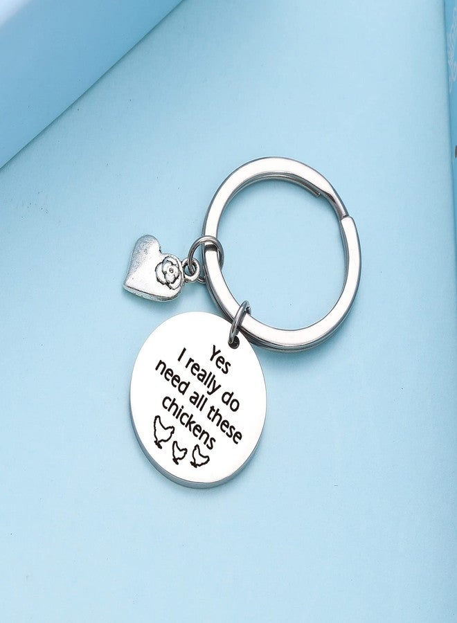 NOTHERS RSZOTW Chicken Keychain Accessories For Chicken Lover, Mom, Farmer, Whisperer Jewelry - Animal Hen Keychain For Owner Lady Gifts - Image 5