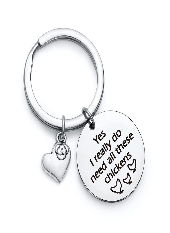 NOTHERS RSZOTW Chicken Keychain Accessories For Chicken Lover, Mom, Farmer, Whisperer Jewelry - Animal Hen Keychain For Owner Lady Gifts - Image 1