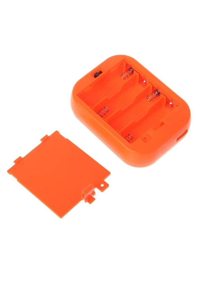Mini Blower Fan Air Blow up USB Powered Portable Inflatable Costume for Clothing Suits Cosplay Fancy Dress Costume, Orange - Image 4