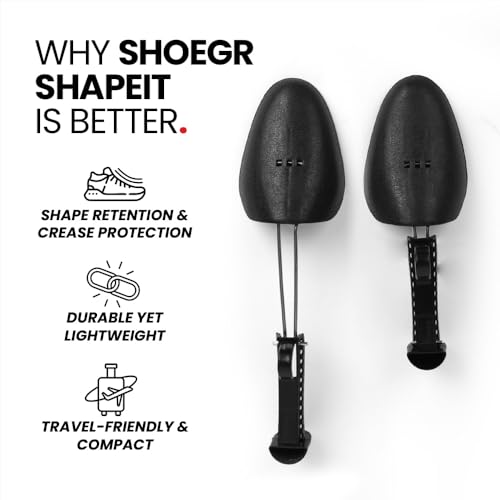 SHOEGR Shoe Tree for Men Women | Adjustable Plastic Shoe Shapeit Shaper | Tree Stretcher Insert for Shape Retention Storage Protection - Image 4