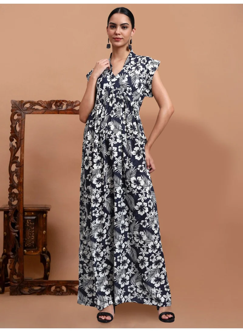 Alaya Hand Embroidered Chikankari Cotton Jalabiya-AL3697A
