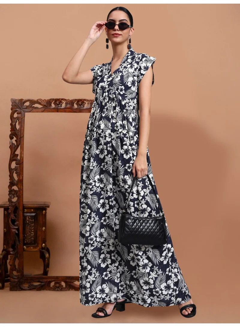 الايا جلابية قطن شيكانكاري مطرزة يدوياً-AL3697A