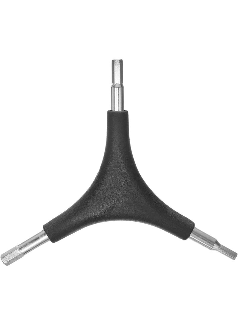 GGOOT Y-Shaped 3 Way Wrench 4mm 5mm 6mm Y-Type Inner Hexagon Spanner Chrome Plating Portable Bike Hex Wrench Torque Spanner for Bicycle Cycling Repair Hardware Tools, Black  - Image 1