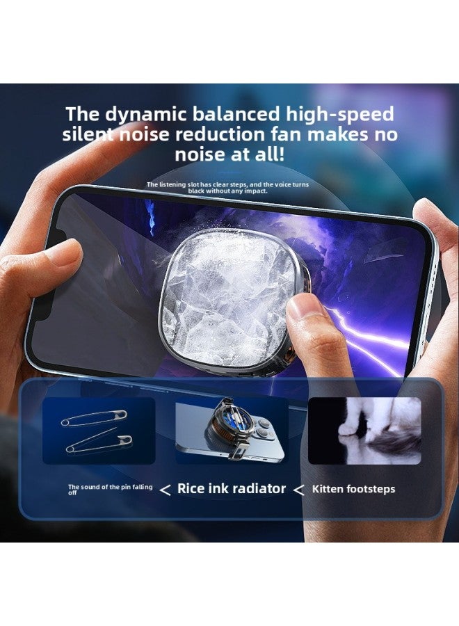 CX06-15W Icing Mobile Phone Radiator Semiconductor Cooling Plate Gear Adjustment Digital Display Magnetic Suction Back Clip Universal-Color:Cx06 Magnetic Back Clip Semiconductor Digital Display Model (no Freezing) - Image 5