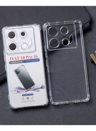 حافظة متوافقة مع هاتف infinix gt 10 pro، غطاء سيليكون شفاف مصنوع من مادة TPU غوريلا وواقي مضاد للصدمات وزوايا مقاومة للصدمات - شفاف - pzsku/Z3959226485332222CF7DZ/45/_/1739742173/3bebd2c0-4c5a-462b-a223-e79f6431bb84