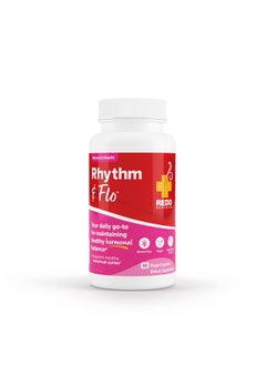 REDD REMEDIES Rhythm & Flo Supports Hormonal Balance Healthy Menstrual Cycles & Pms Relief 60 Capsules  - Image 2