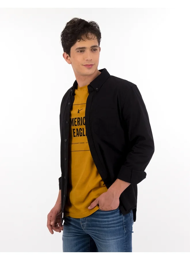 American Eagle AE Slim Fit Oxford Button-Up Shirt