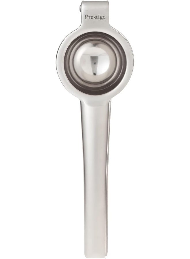 Prestige Stainless Steel Lemon Squeezer | Ergonomic Design | Robust and Durable Silver 10.4cm - Image 1