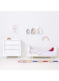 Snuz Reversible Duvet And Pillow Set, 100% Cotton Fits Most Cot Size Duvets, Toddler/ Kids, Suitable From 12 Months And Above, Colourspots, Dimension - Duvet Cover 120X100Cm, Pillowcase 40X60Cm  - Image 3