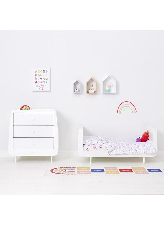 Snuz - Reversible Duvet And Pillow Set, 100% Cotton Fits Most Cot Size Duvets, Toddler/ Kids, Suitable From 12 Months And Above, Colourspots, Dimension - Duvet Cover 120X100Cm, Pillowcase 40X60Cm - Image 1