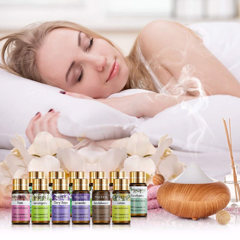 PHATOIL مجموعة زيوت عطرية أساسية من PHATOIL 15 قطعة - زيوت عطرية عالية الجودة لموزع الروائح، اليوغا، المنزل، المكتب، وصنع الصابون والشموع - 5 مل/زجاجة - Image 4