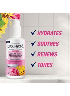 Dickinson's Dickinson's Witch Hazel Hydrating Toner + Serum with Rose Water  - Image 4