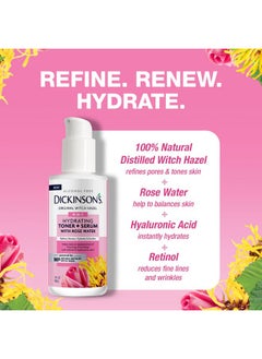 Dickinson's Dickinson's Witch Hazel Hydrating Toner + Serum with Rose Water  - Image 3