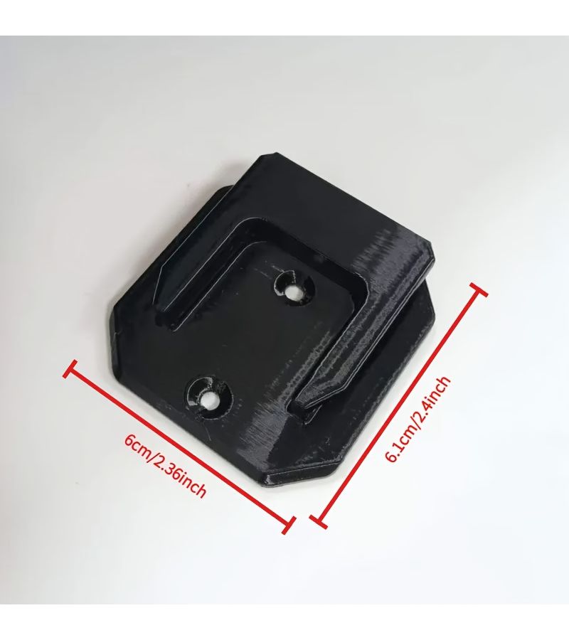 Black Wall Mount Tool Storage Bracket for Workshop Garage V20 - Image 2