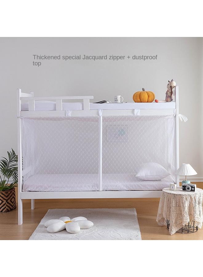 Bluejw Encrypted New Student Mosquito Net Dormitory Bunk 0.9 Meters 1.2m Single Bed Double-sided Zipper 1.5 Home Shading - Image 3
