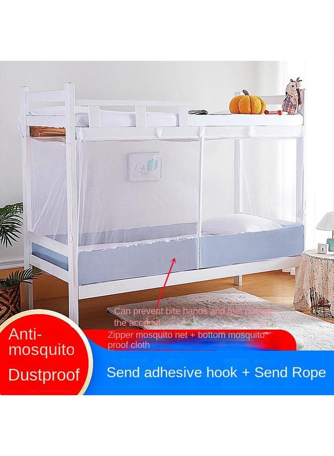 Bluejw Encrypted New Student Mosquito Net Dormitory Bunk 0.9 Meters 1.2m Single Bed Double-sided Zipper 1.5 Home Shading - Image 2