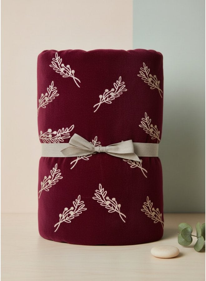 توالا منشفة حمام قطنية كستنائية ٧٠*١٤٠ - Image 5