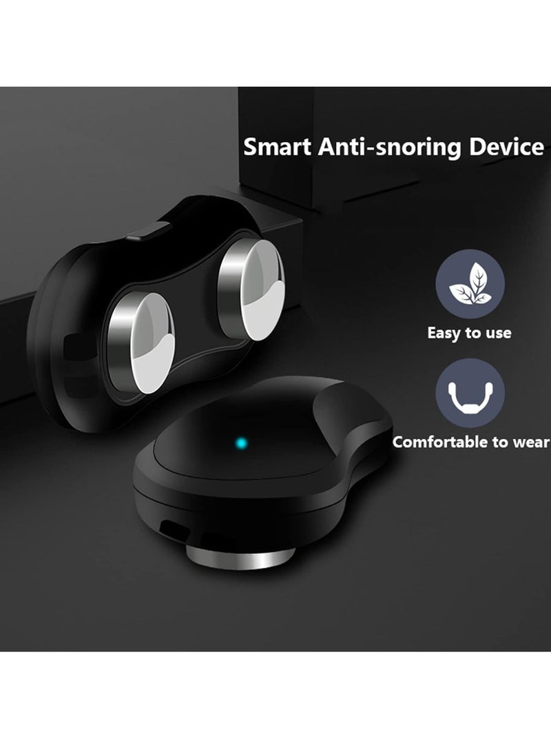 إسكدنيا أجهزة مكافحة الشخير التي تعمل بالتدليك الكهربائي الذكي لوقف الشخير أجهزة تدليك كهربائية مضادة للشخير قابلة للارتداء تعمل على تحسين التنفس والنوم - Image 4