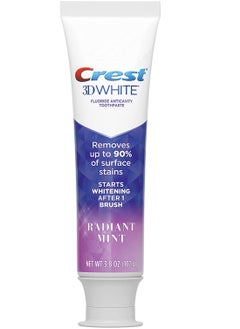 Crest Crest 3D White Fluoride Anti cavity Toothpaste Radiant Mint 3 Pack  - Image 2